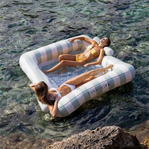 Sunnylife Deluxe Twin Hammock The Vacay Soft Olive