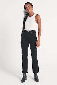 Rollas Elle Comfort Jean Jet Black