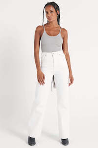 Size 9: Rollas Heidi Jean Vintage White