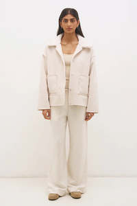 Essentials Womens: Mon Renn Skadi Reversible Jacket Cream