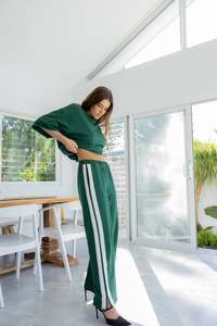 Essentials Womens: Luna Lane The Marley Pants/Forest Green
