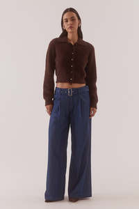 Essentials Womens: Sovere Fenna Knit Rum Raisin