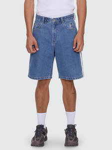Size 28: Worship Blender Big Dawg Jean Short Sky High Blue