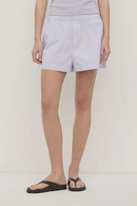 Womens Clothing Shorts: Assembly Everyday Poplin Short Lilac