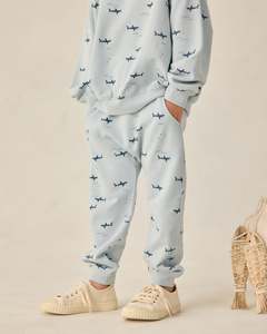 Boys Pants: Rylee + Cru Sweatpants Sharks