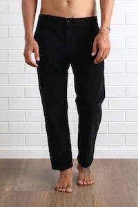 T&C Whaler Cord Pant Black
