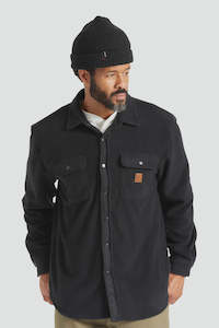 Essentials Mens: Brixton Bowery WB Arctic Stretch Fleece Black