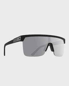 Spy Flynn 5050 Soft Matte Black Happy Gray Green/Silver Spec Pol