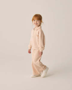 Girls Hoodies Crews: Rylee + Cru Quarter Zip Sweatshirt - Shell