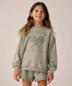 Girls Hoodies Crews: Rylee + Cru Legend Sweatshirt - Athletic Club