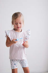 Girls Skirts Shorts: Burrow and Be Wildflower Bike shorts