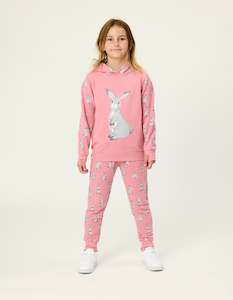 Girls Pants: Kissed by Radicool Bunnies Relaxed Pant