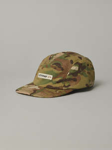 Just Another Fisherman Mini 5 Panel Cap Green Camo