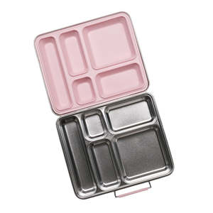 Nestling Stainless Steel Jumbo Bento Box - Dusty Pink