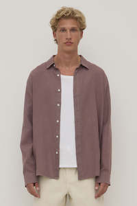 Assembly Everyday Mens LS Shirt Plum