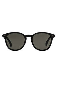 Essentials Accessories: Le Specs Bandwagon Black Rubber/Khaki Mono