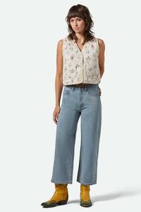 Brixton Womens Margo Cropped 5 Pocket Pant Lt Denim