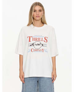 Womens Tops 1: Thrills Touch The Sky Oversized Tee