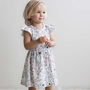 Size 2: Burrow and Be Wildflower Flutter dress