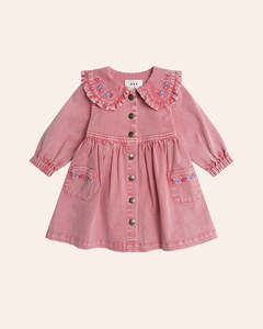 Huxbaby Vintage Floral Collar Dress