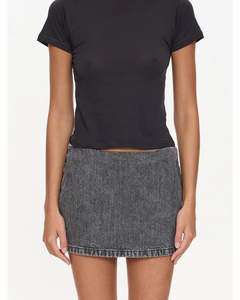 Size 6: Thrills Hailey Mini Skirt Smoked Rib