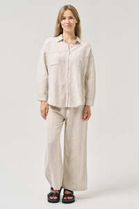 Size M L: Worthier the Label Ashton Pants Beige