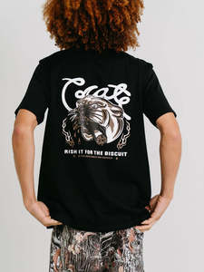 Size Xxxl: Crate Risk It For The Biscuit T-Shirt Black
