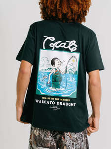Size Xxxl: Crate X Willie the Waiter Waders Tee Pine
