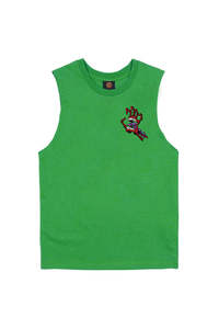 Size 16: Santa Cruz Os Bone Hand Cruz Muscle Green