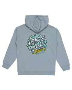 Size 16: Santa Cruz Brain Dot Centre Hoodie Slate