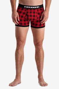 Swanndri: Swanndri Undies Red Black Check