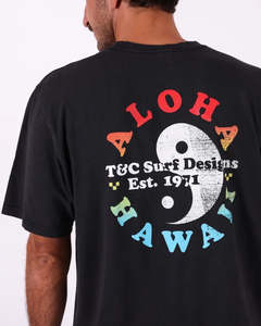 T&C Back To Basixs Tee Washed Black