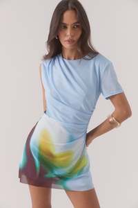 Essentials Womens: Sovere Zinnia Mini Dress Azure