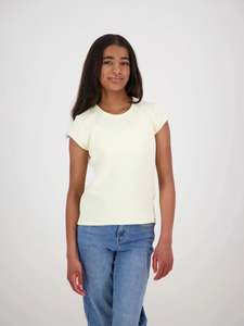 &Wild Coco Cap Sleeve Tee Cream