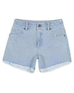 Santa Cruz Youth Girls MFG Retro Dot Jean Short