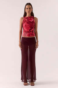 Size 8: Sovere Florence Top Raspberry