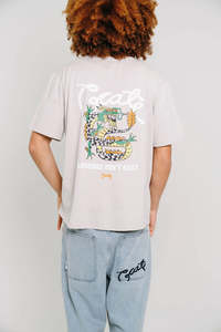 Crate Legends Scripted T-Shirt Grey