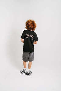 Size Xxl: Crate Scripted T-Shirt Black/Chia