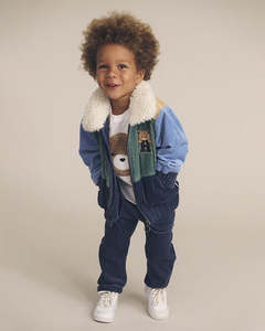 Huxbaby Midnight Colour Block Cord Jacket