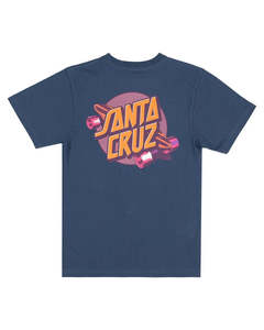 Boys Tees 1: Santa Cruz Youth Summer 76 Tee Dark Blue
