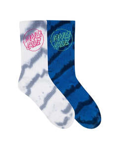 Boys Socks: Santa Cruz Youth Opus Dot Crew 2-8 Boys 2 Pack