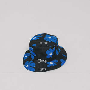 Crate Kids Flower Reversible Bucket Hat Blue/Black