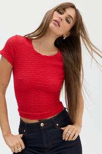 Rollas: Rollas Daisy Lace Tee Candy