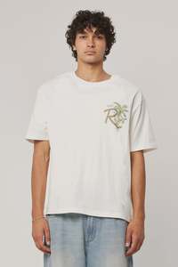 Rollas: Rollas Ezy Palms Tee Vintage White