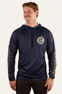 Ringers Western Big Catch Hooded Fishing Jersey - Navy