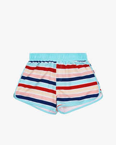 The Girls Club Stripe Board Shorts