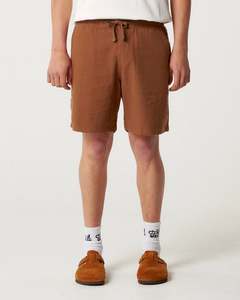 Critical Slide Cruiser Linen Short Tobacco