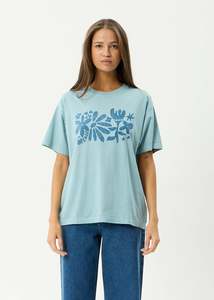 Afends: Afends Garden Variety - Oversized Tee - Overcast