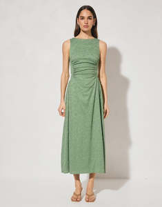 Essentials Womens: Mon Renn Zenyra Dress Nephrite Green