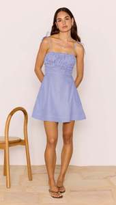 Essentials Womens: Mink Pink Avery Stripe Mini Dress